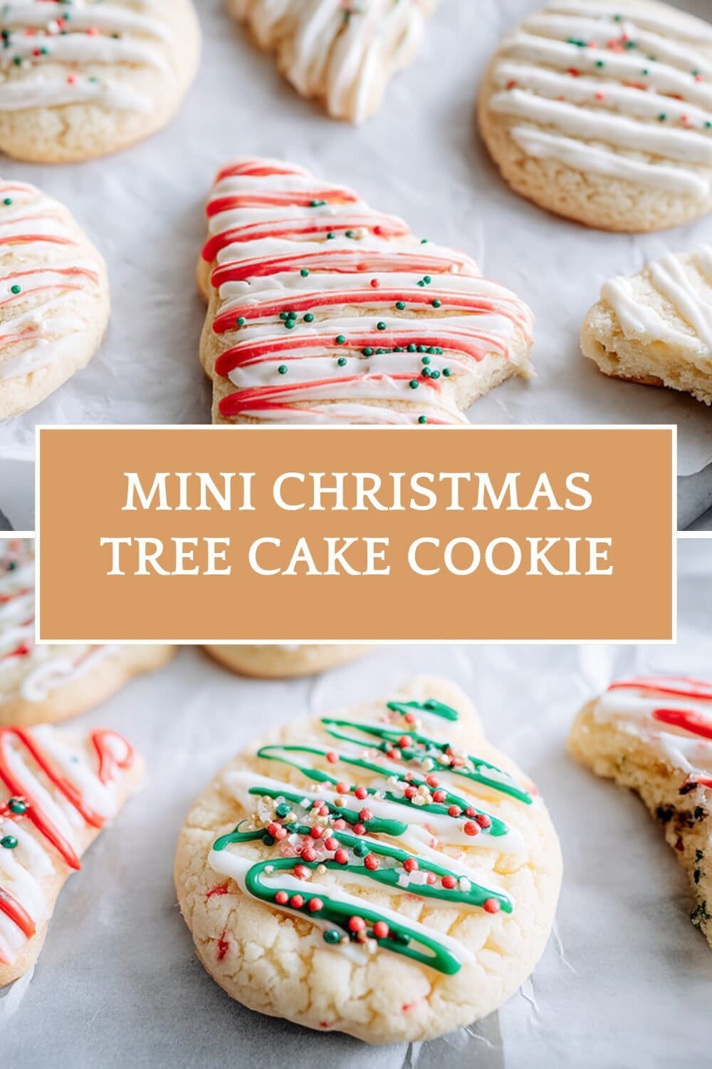 Mini Christmas Tree Cookies Cake Style Holiday Delights 7 Mini Christmas Tree Cake Cookie