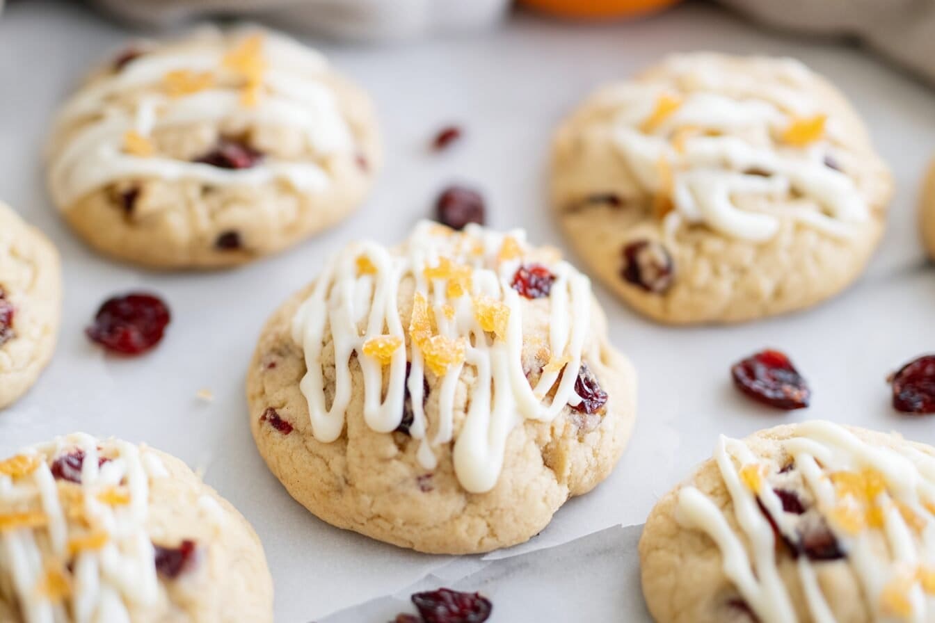 Mini Cranberry Bliss Cookies Recipe 6 Mini Cranberry Bliss Cookies