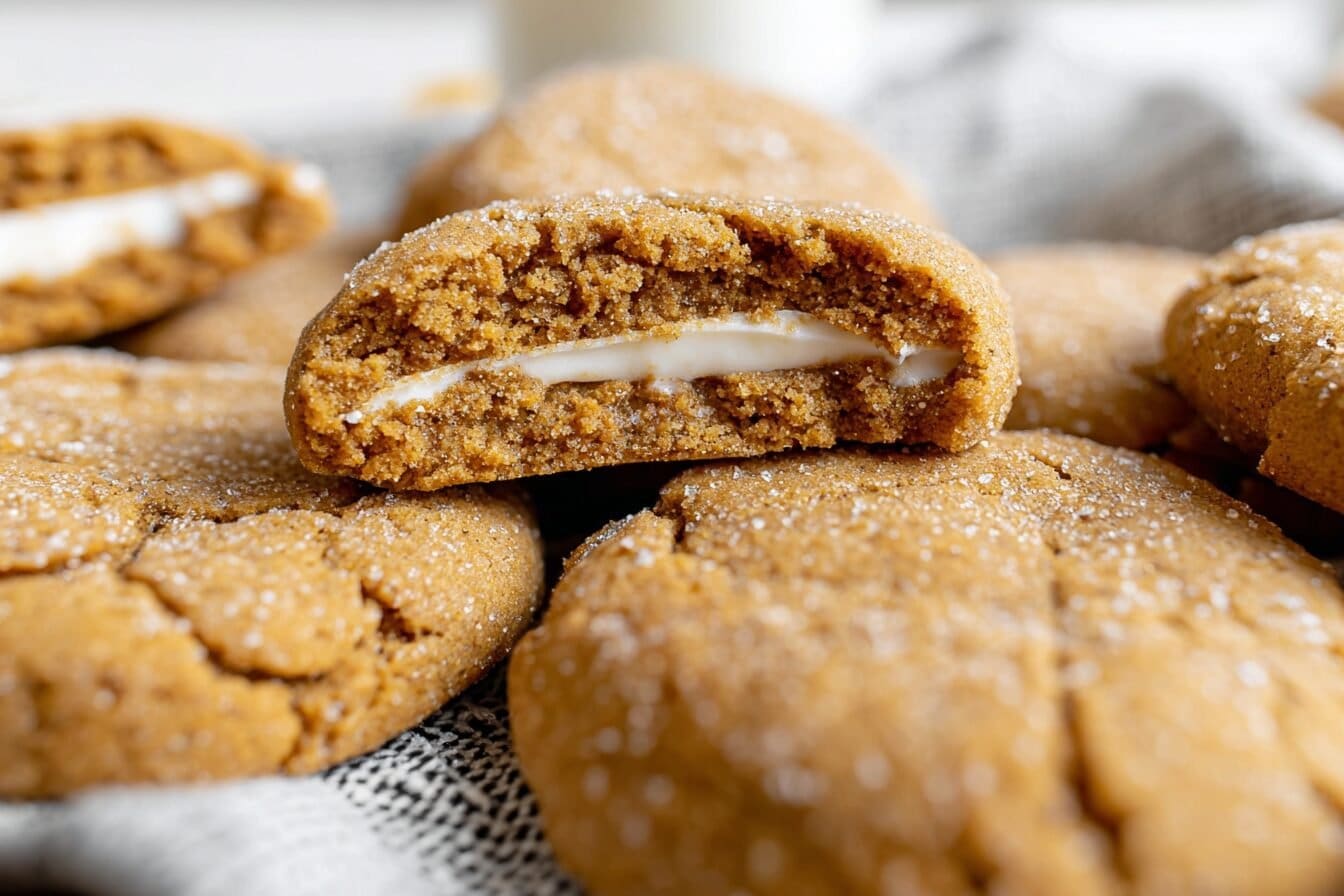 Mini Gingerbread Cheesecake Cookies Recipe 6 Mini Gingerbread Cheesecake Cookies