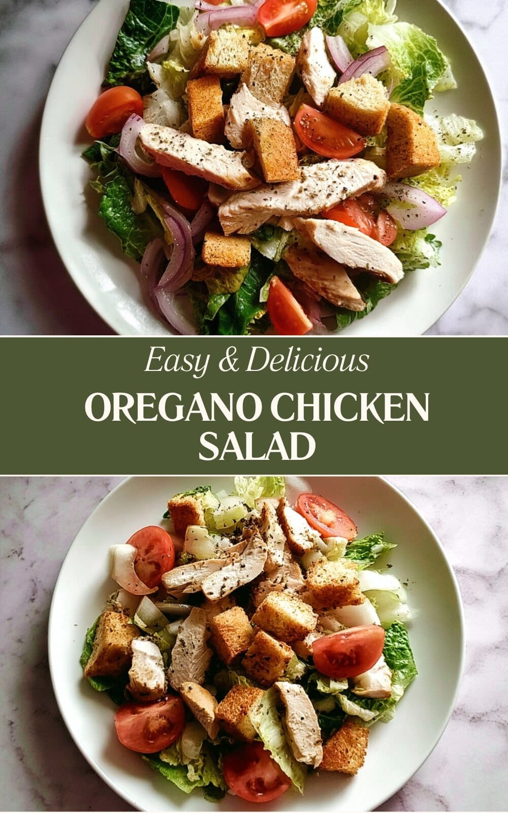 Chopped Salad With Chicken And Lemon Oregano Dressing 7 Oregano Chicken Salad