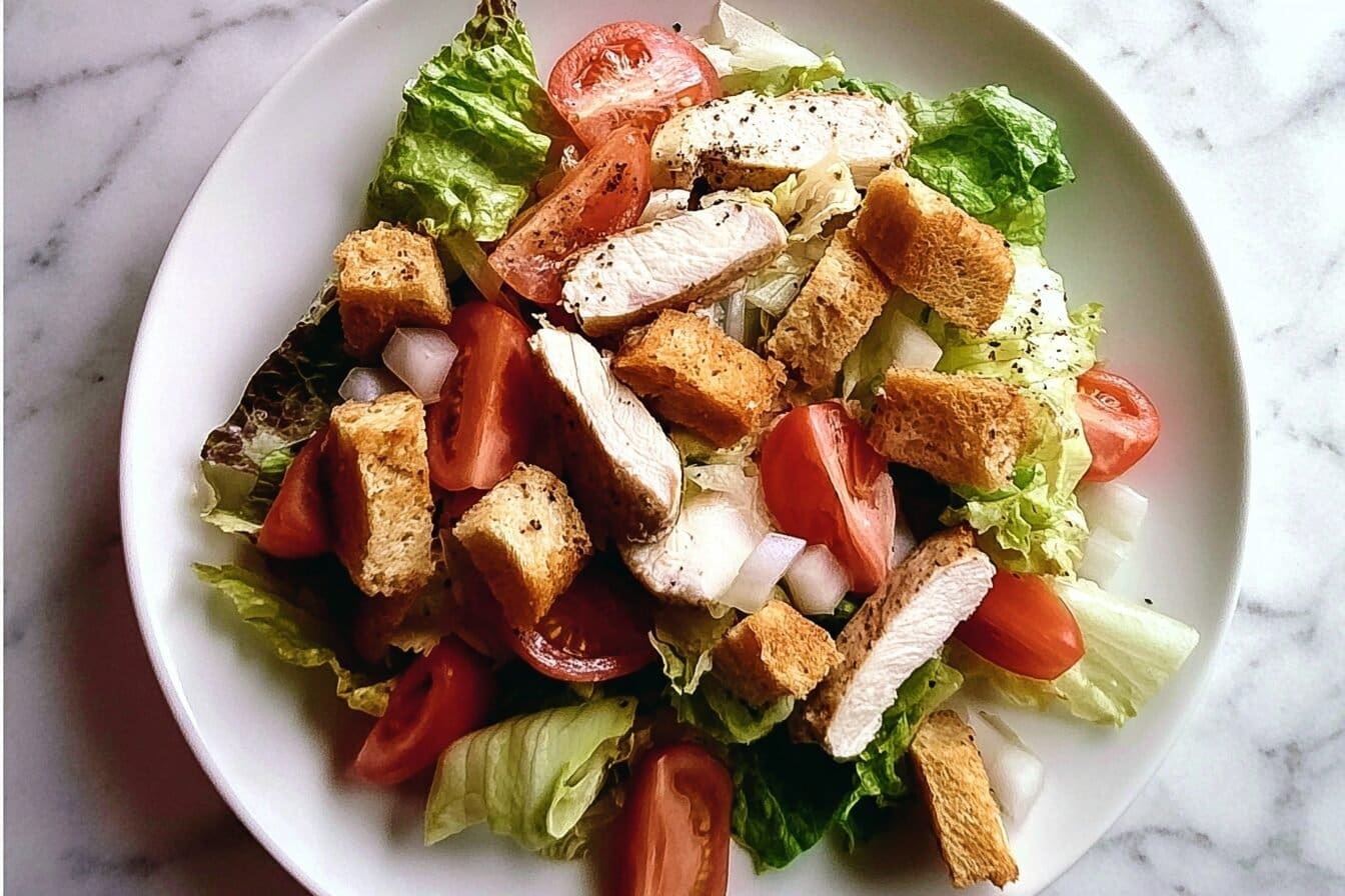 Chopped Salad With Chicken And Lemon Oregano Dressing 6 Oregano Chicken Salad