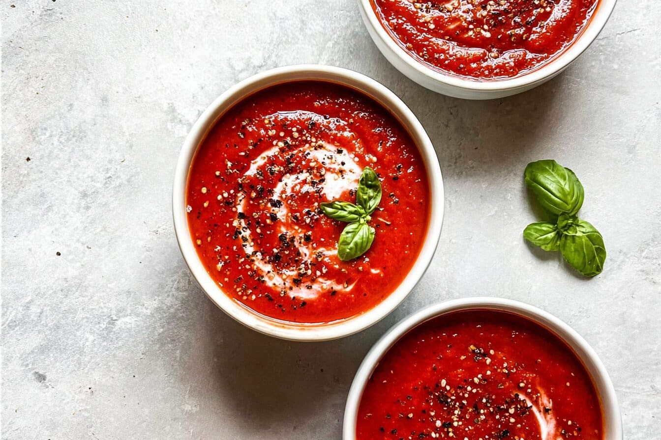 Red Pepper Tomato Soup Recipe
