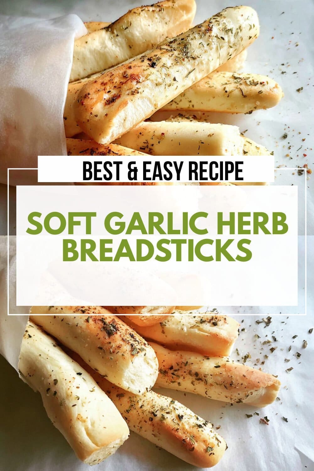 Garlic Herb Breadsticks Easy Homemade Recipe 7 Soft Garlic Herb Breadsticks