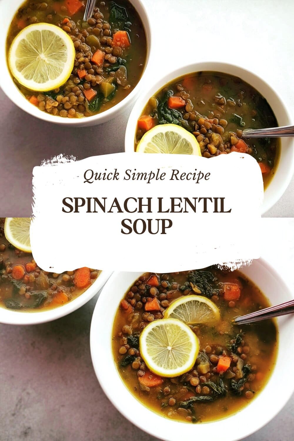 Lentil Spinach Soup Recipe 7 Spinach Lentil Soup