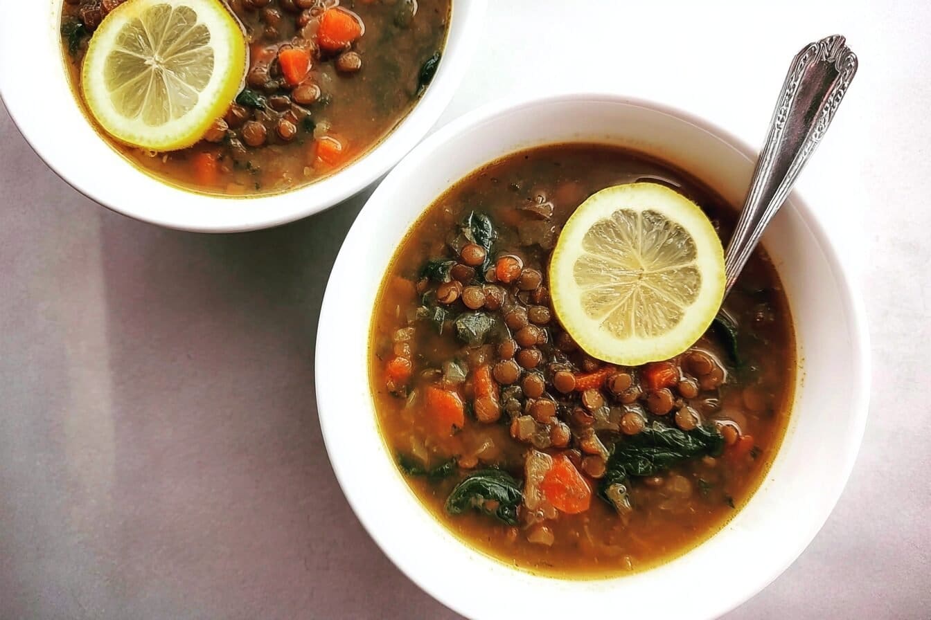Lentil Spinach Soup Recipe 6 Spinach Lentil Soup