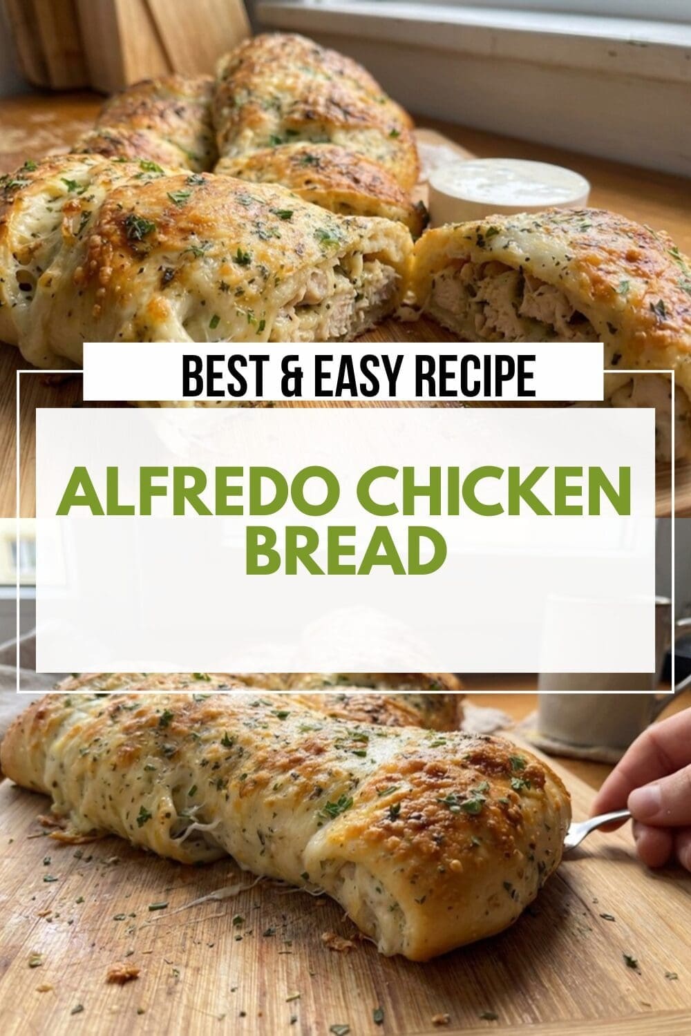 Chicken Alfredo Garlic Bread Recipe 7 Alfredo Chicken Bread