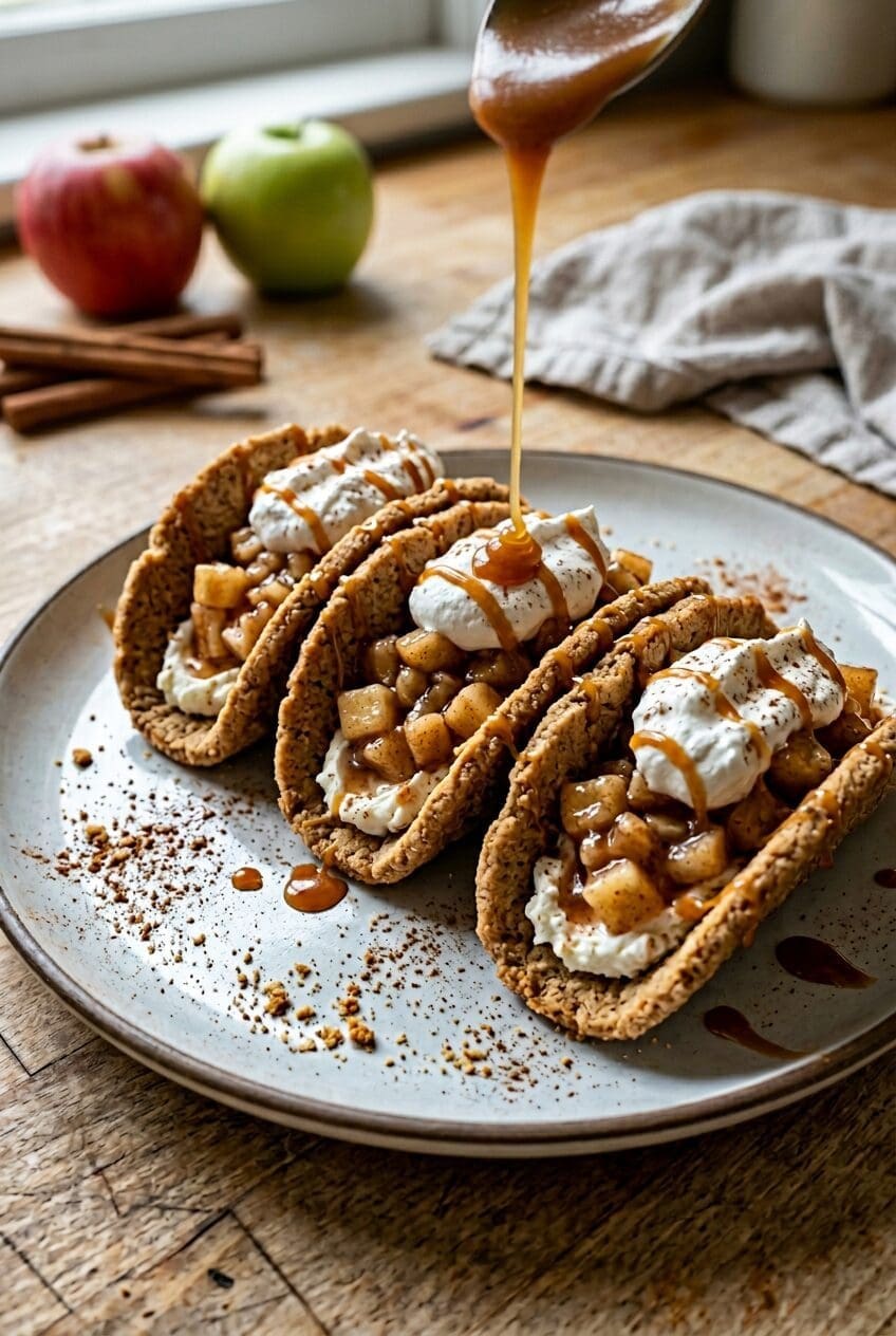 Apple Pie Cheesecake Tacos Easy Recipe 6 Apple Pie Cheesecake Tacos