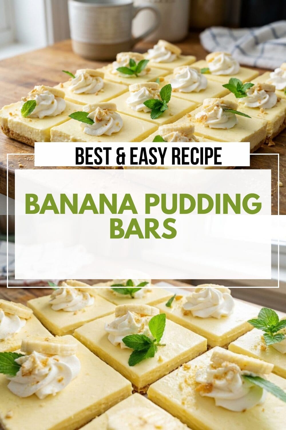 Banana Pudding Bars