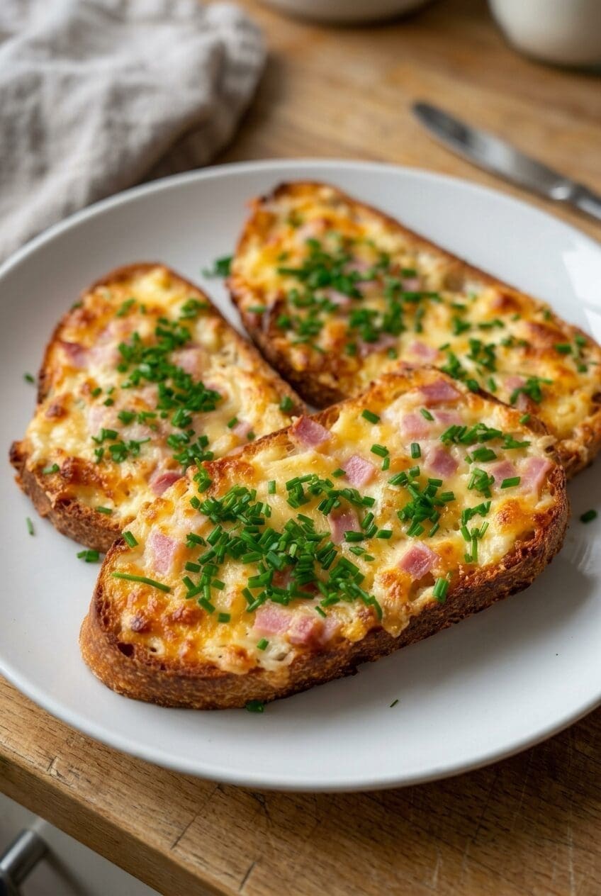 Cheese And Bacon Baked Toasties