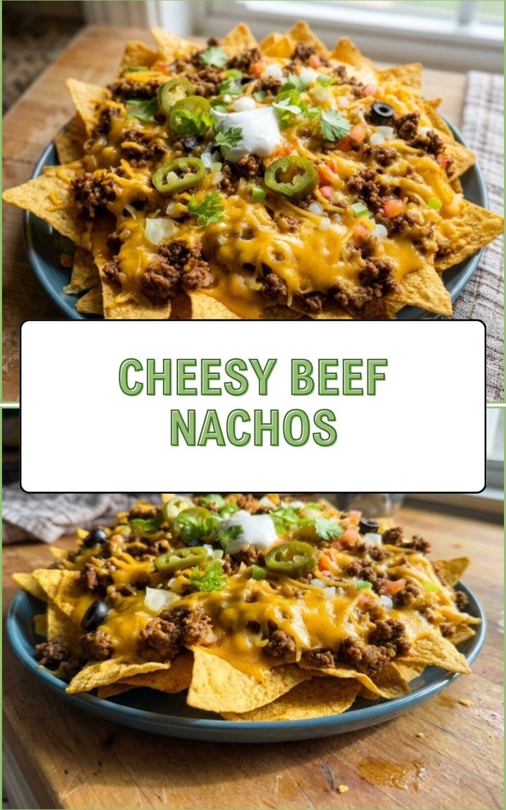 Loaded Cheesy Beef Nachos Recipe 7 Cheesy Beef Nachos
