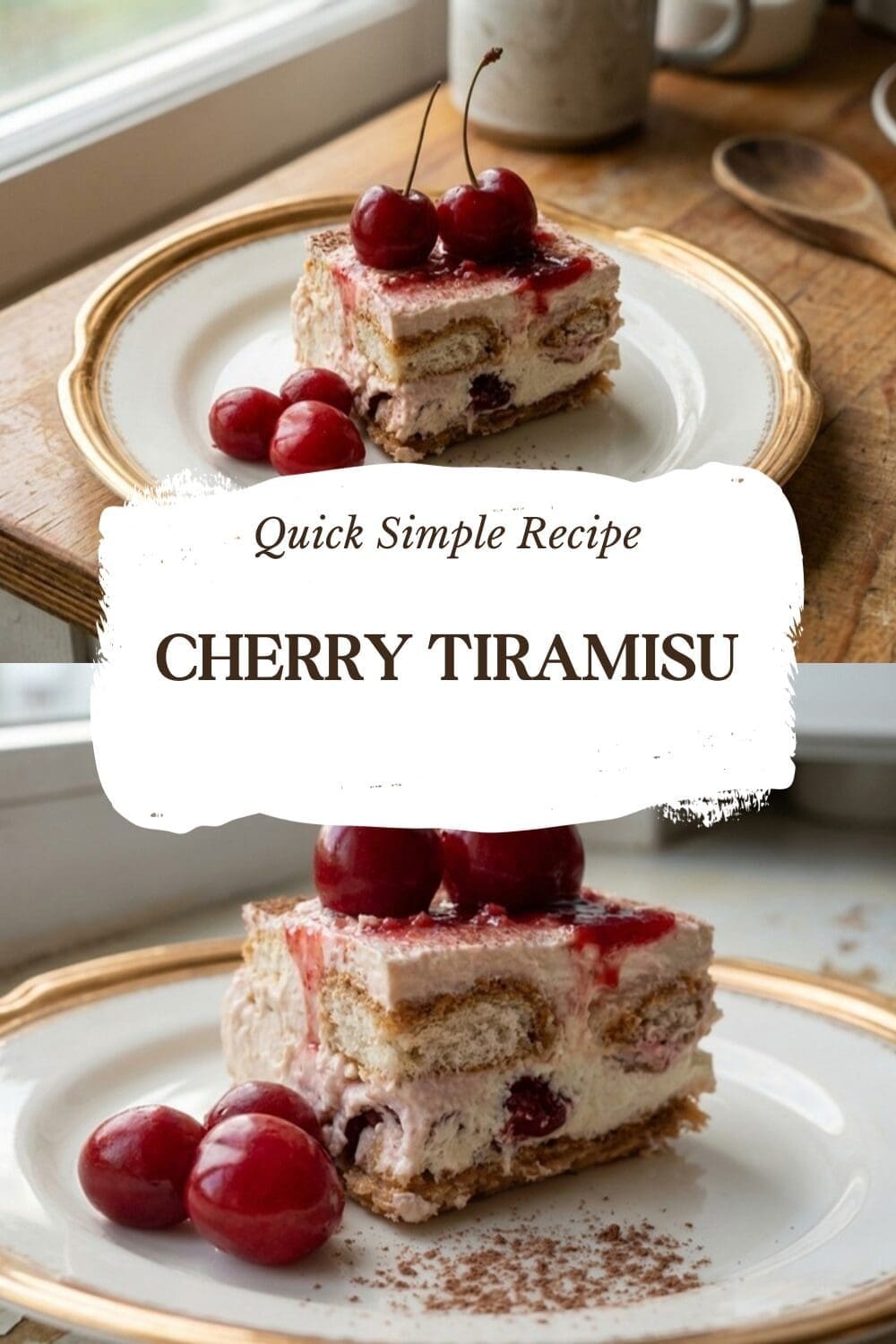 Cherry Tiramisu