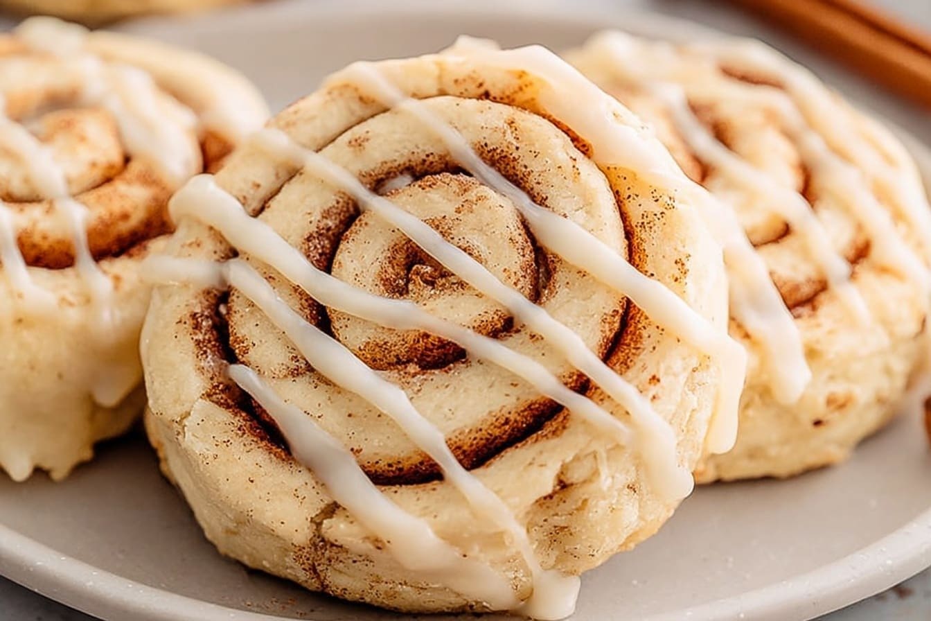 Cinnamon Roll Cookies Recipe Soft Gooey Swirls 6 Cinnamon Roll Cookies
