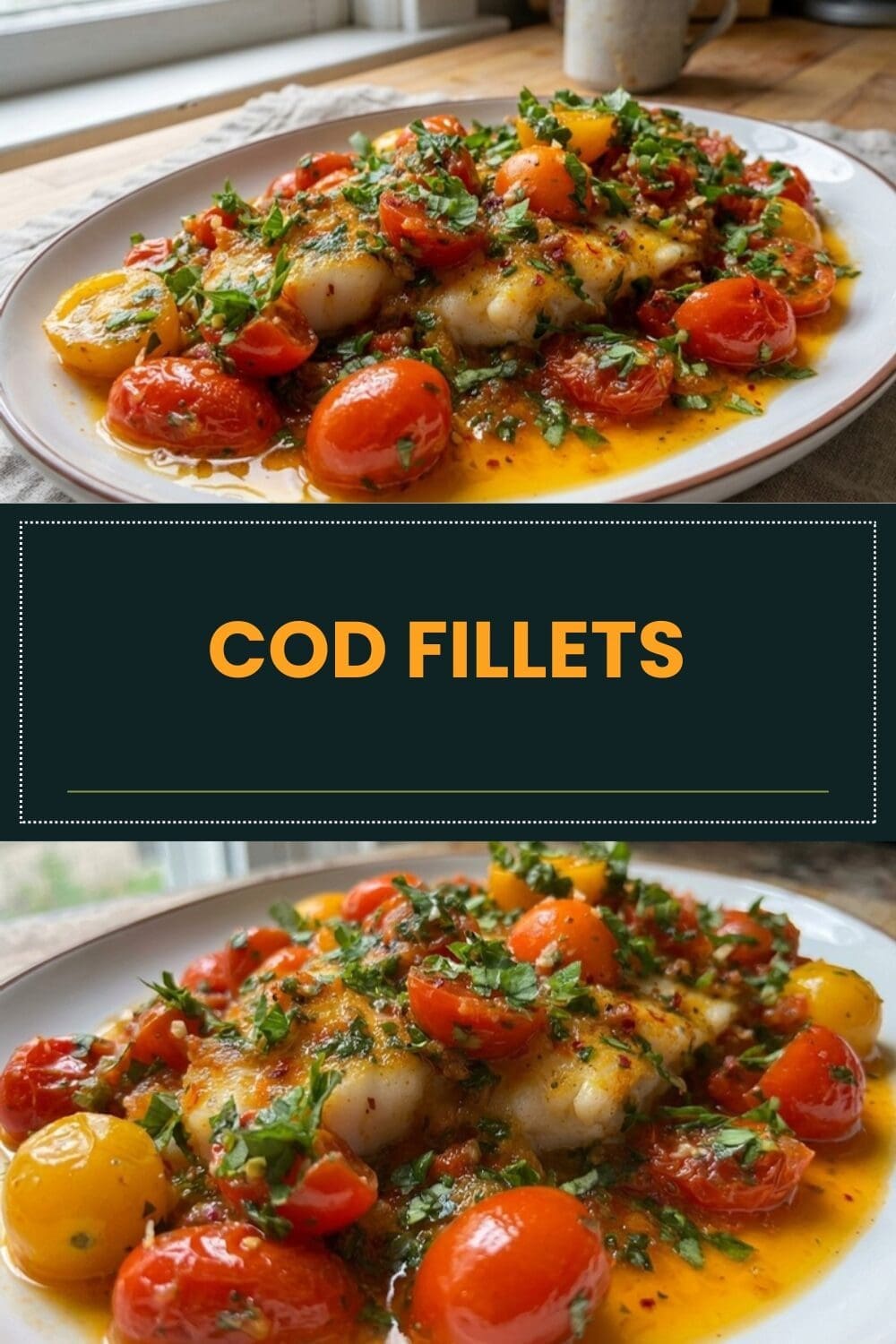 Lemon Butter Baked Cod Recipe 4 Cod Fillets