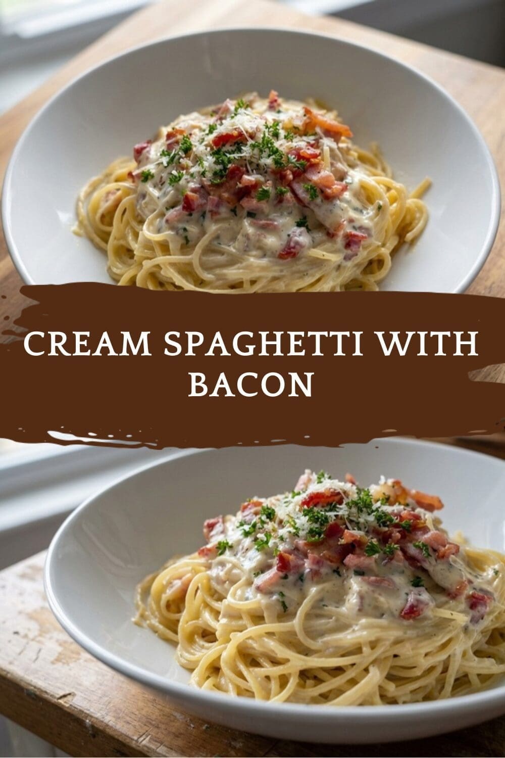 Cream Spaghetti With Bacon