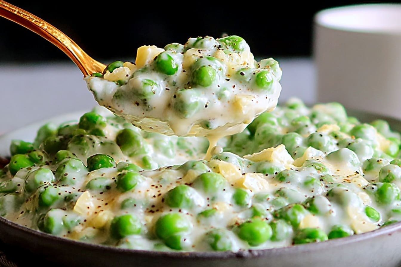 Creamed Peas Recipe Simple Creamy Side Dish 6 Creamed Peas Recipe