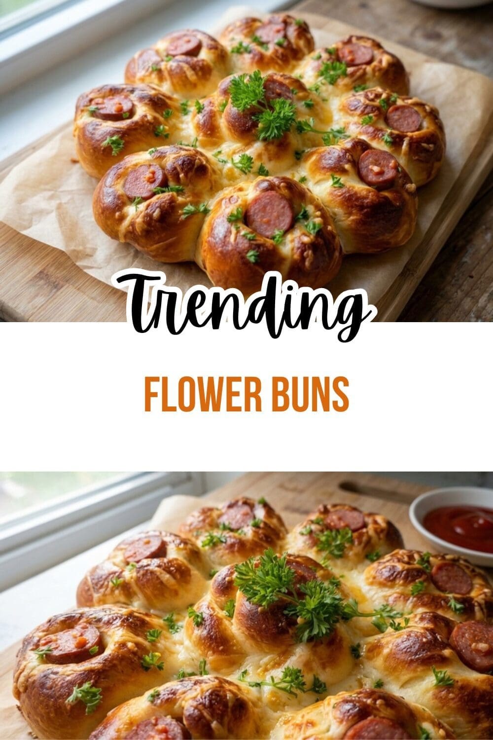 Hua Juan Recipe: Chinese Flower Rolls And Steamed Scallion Buns 4 Flower Buns