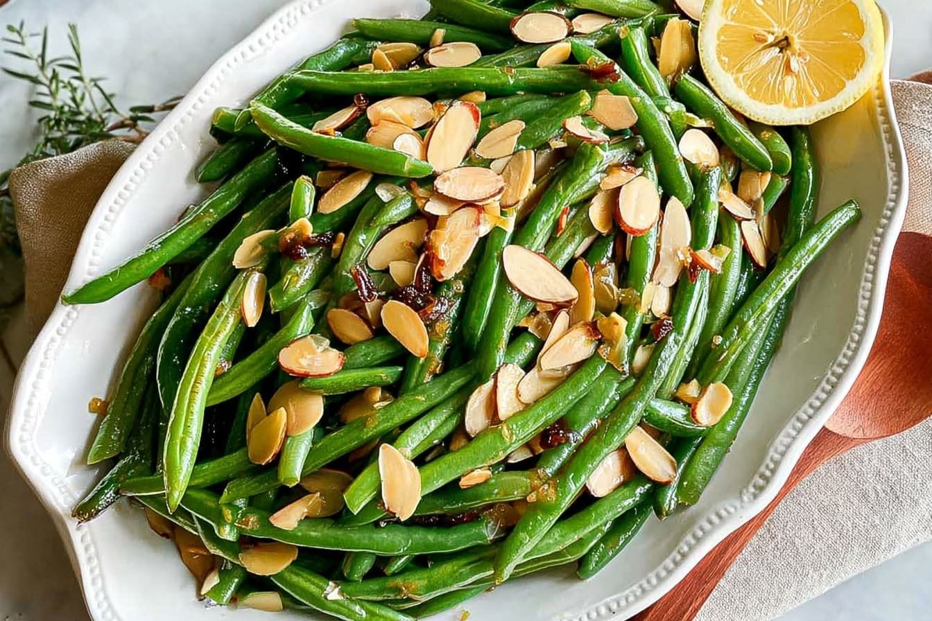Green Beans Almondine Recipe 6 Green Beans Almondine