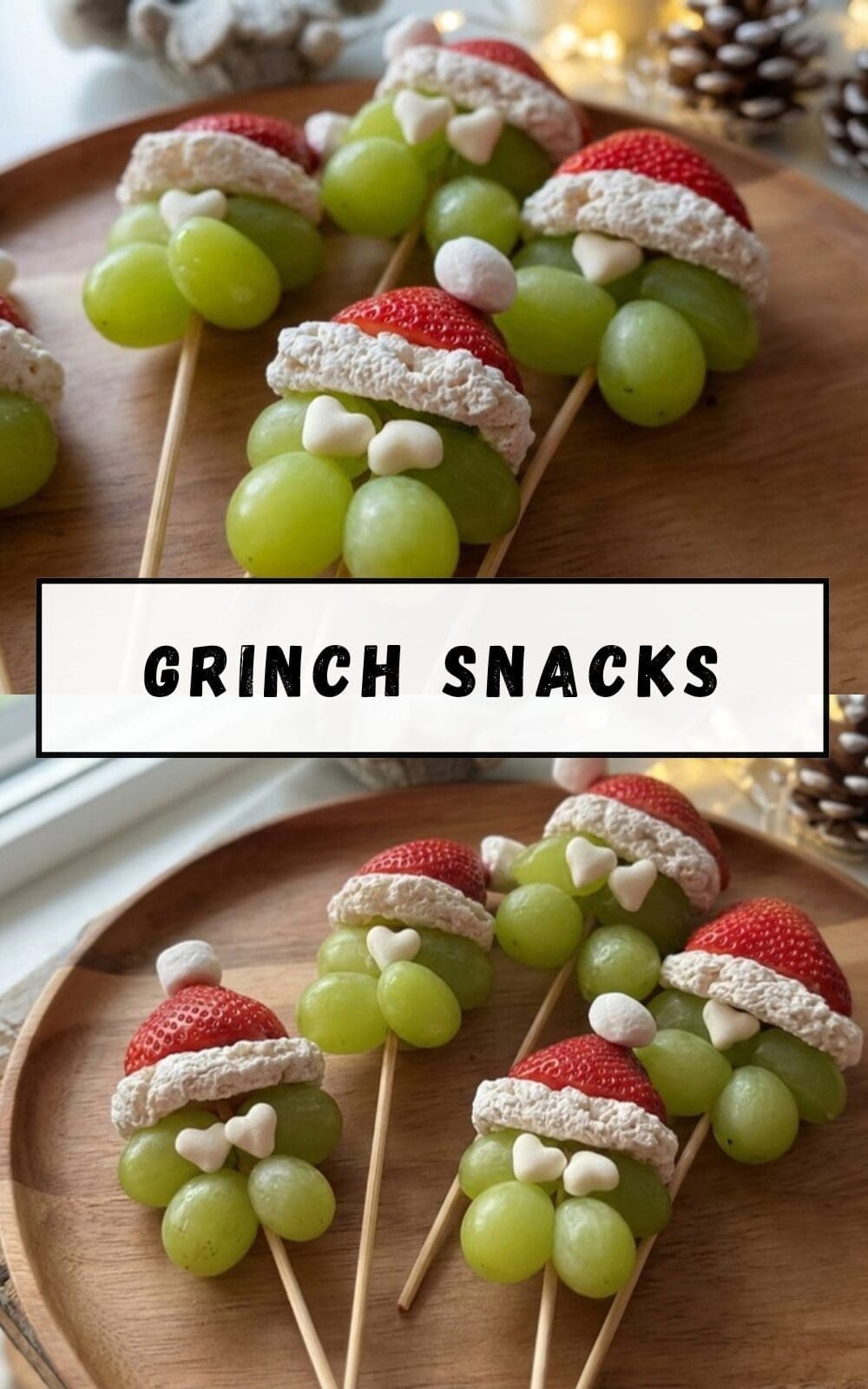 Grinch Fruit Kabobs Easy Christmas Recipe 7 Grinch Snacks