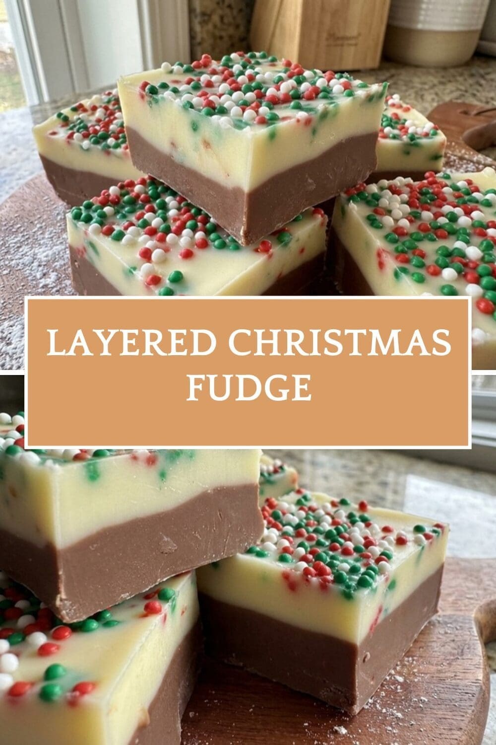 Layered Christmas Fudge