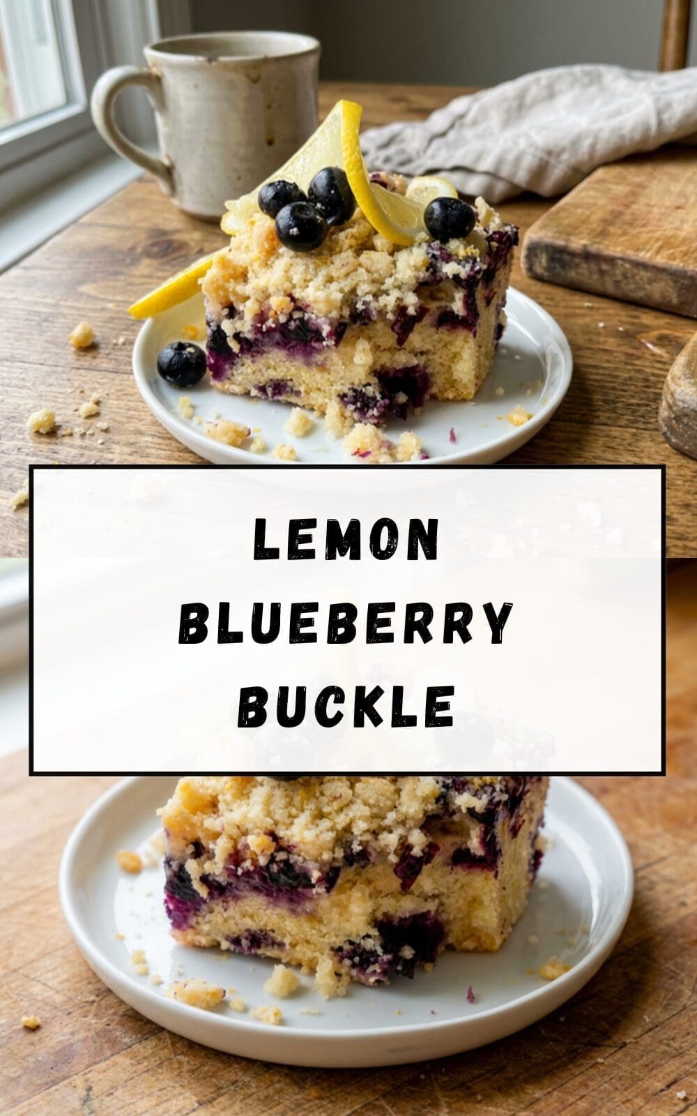 Lemon Blueberry Buckle