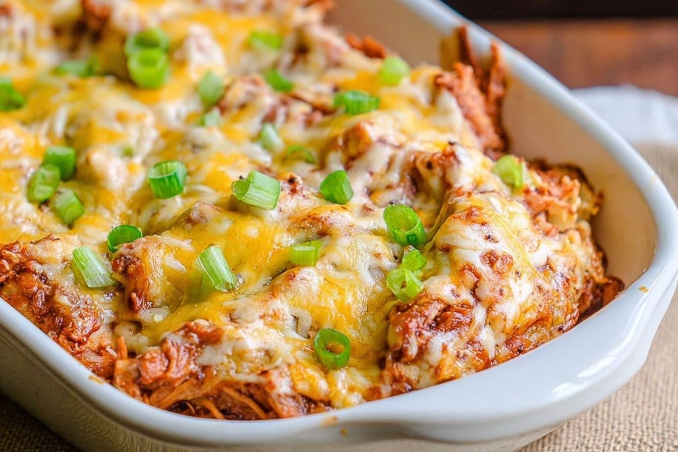 Loaded Bbq Pork Potato Casserole 6 Loaded Bbq Pork Potato Casserole