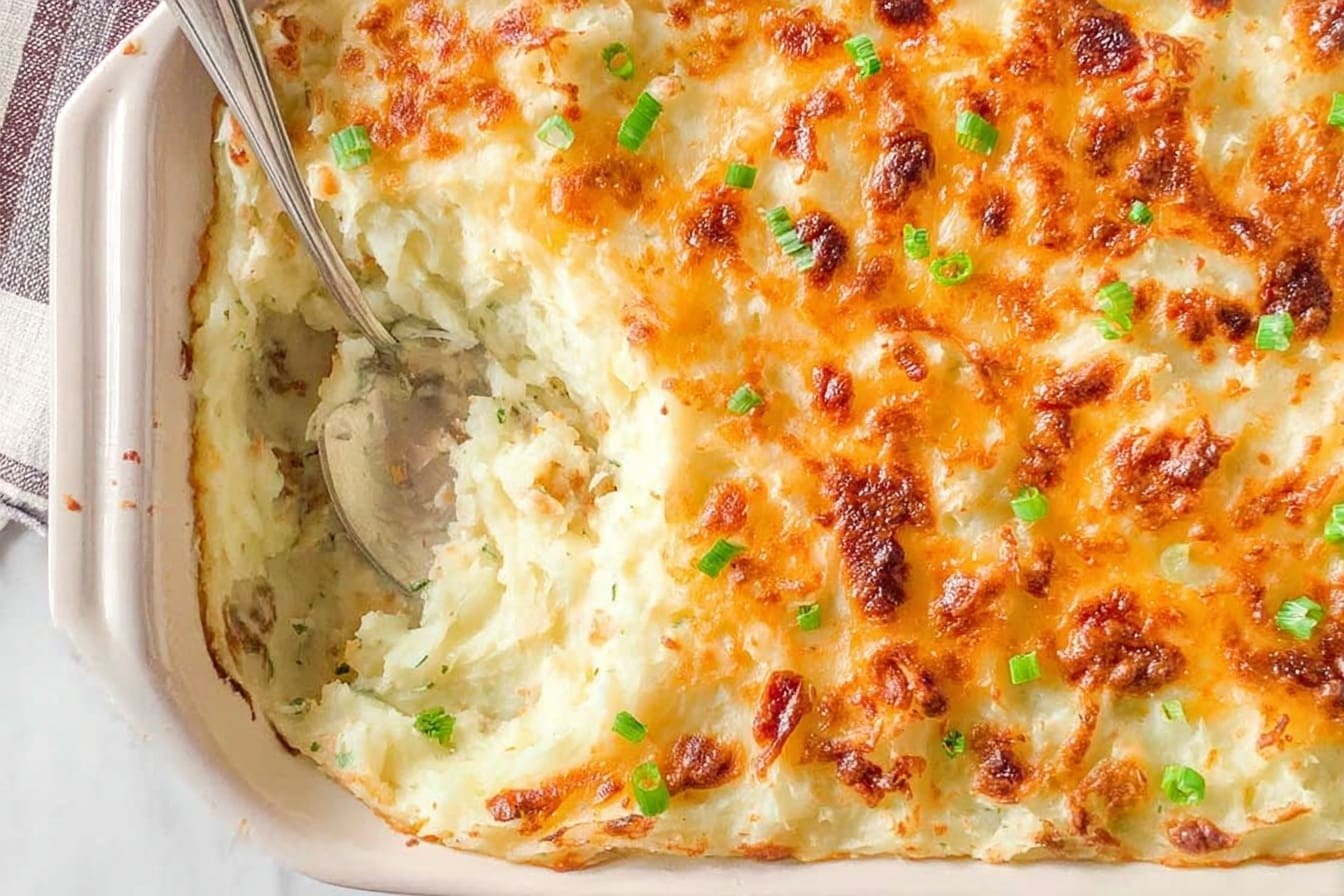 Mashed Potato Casserole Recipe 6 Mashed Potato Casserole