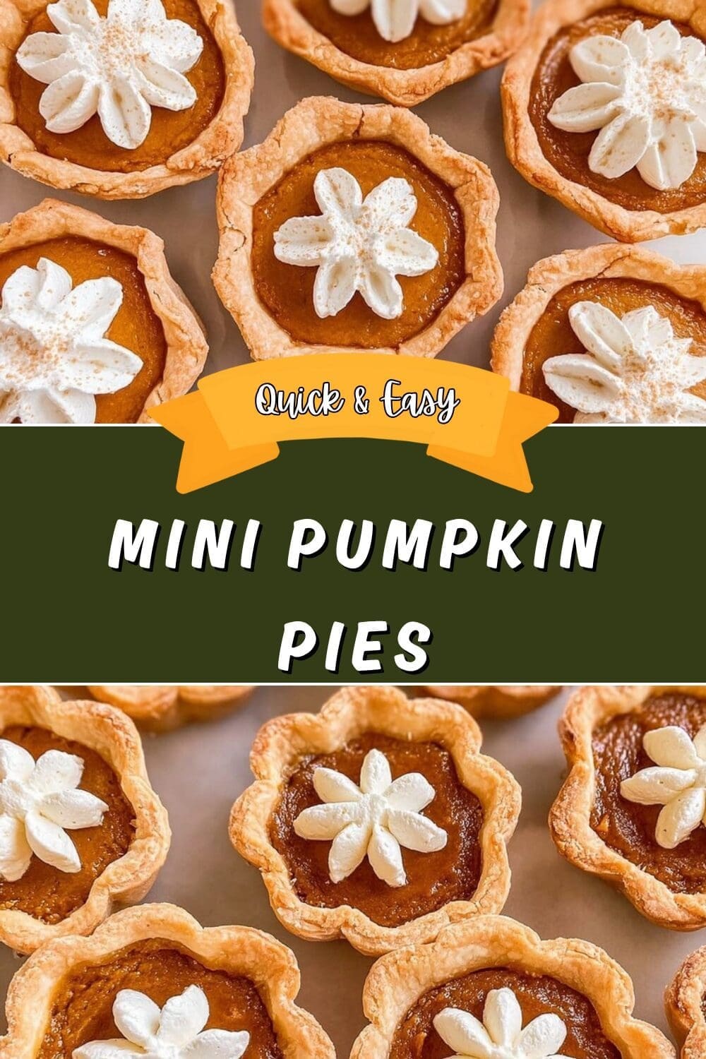 Mini Pumpkin Pies