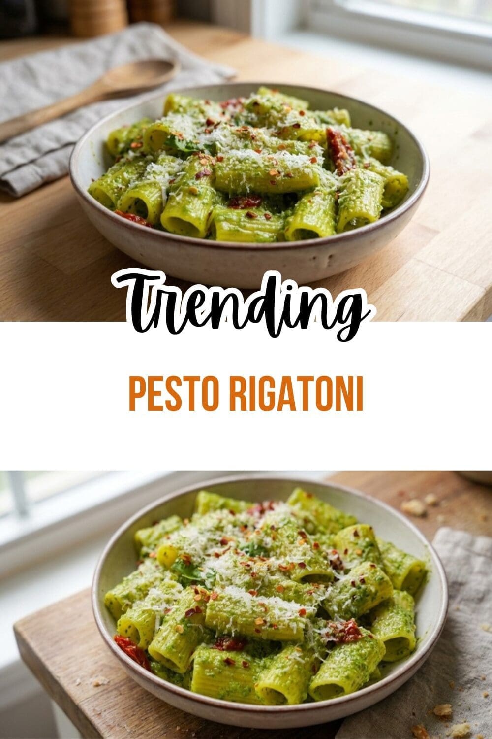 Pesto Rigatoni