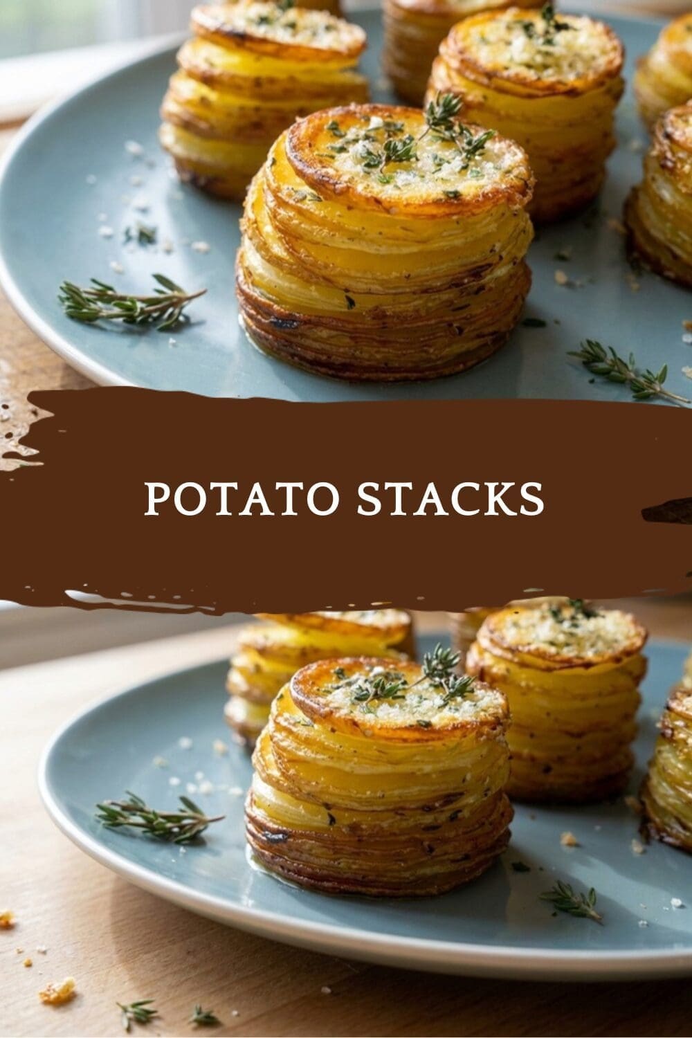 Crispy Cheesy Potato Stacks 7 Potato Stacks