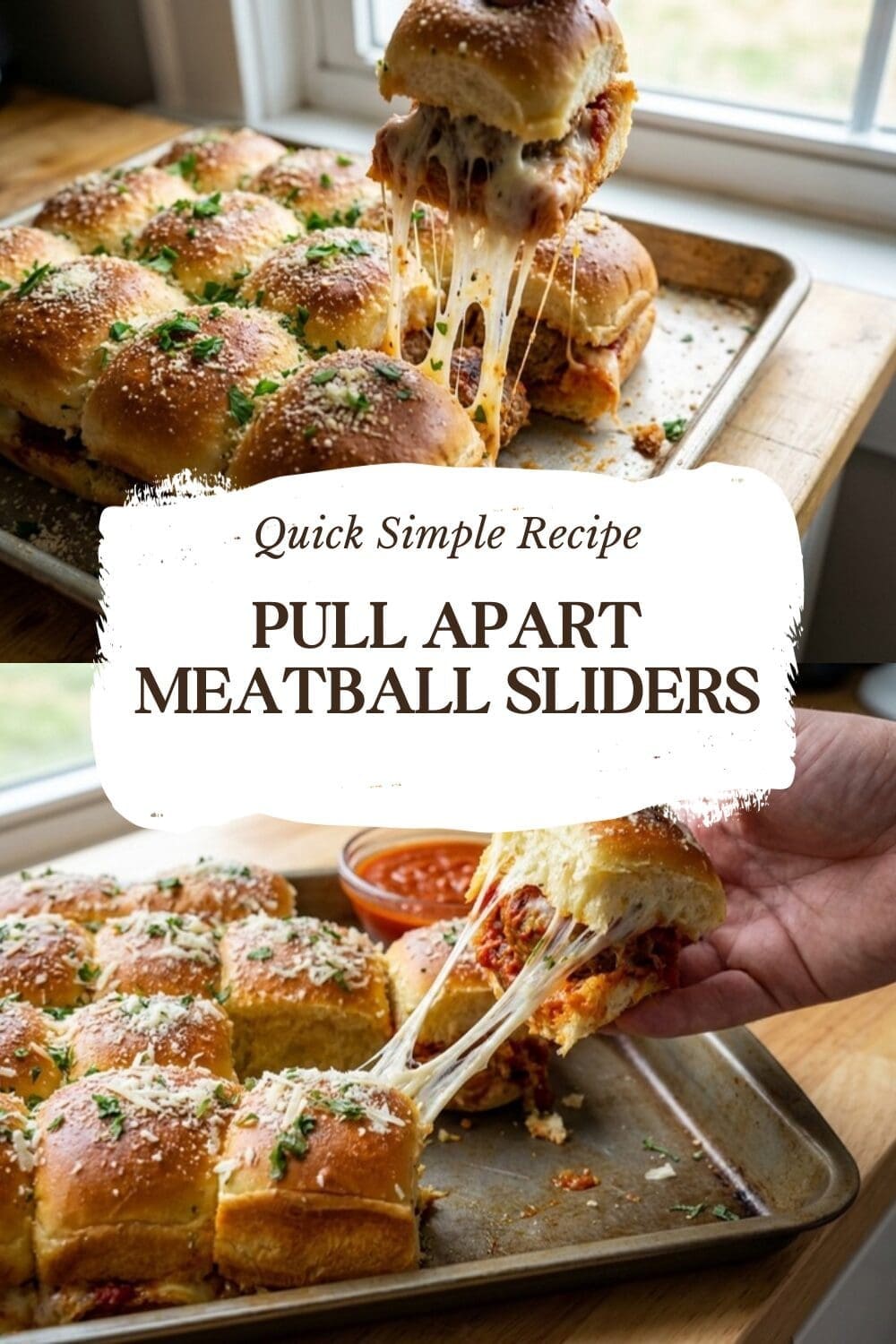 Pull Apart Meatball Sliders Perfect For Parties 7 Pull Apart Meatball Sliders