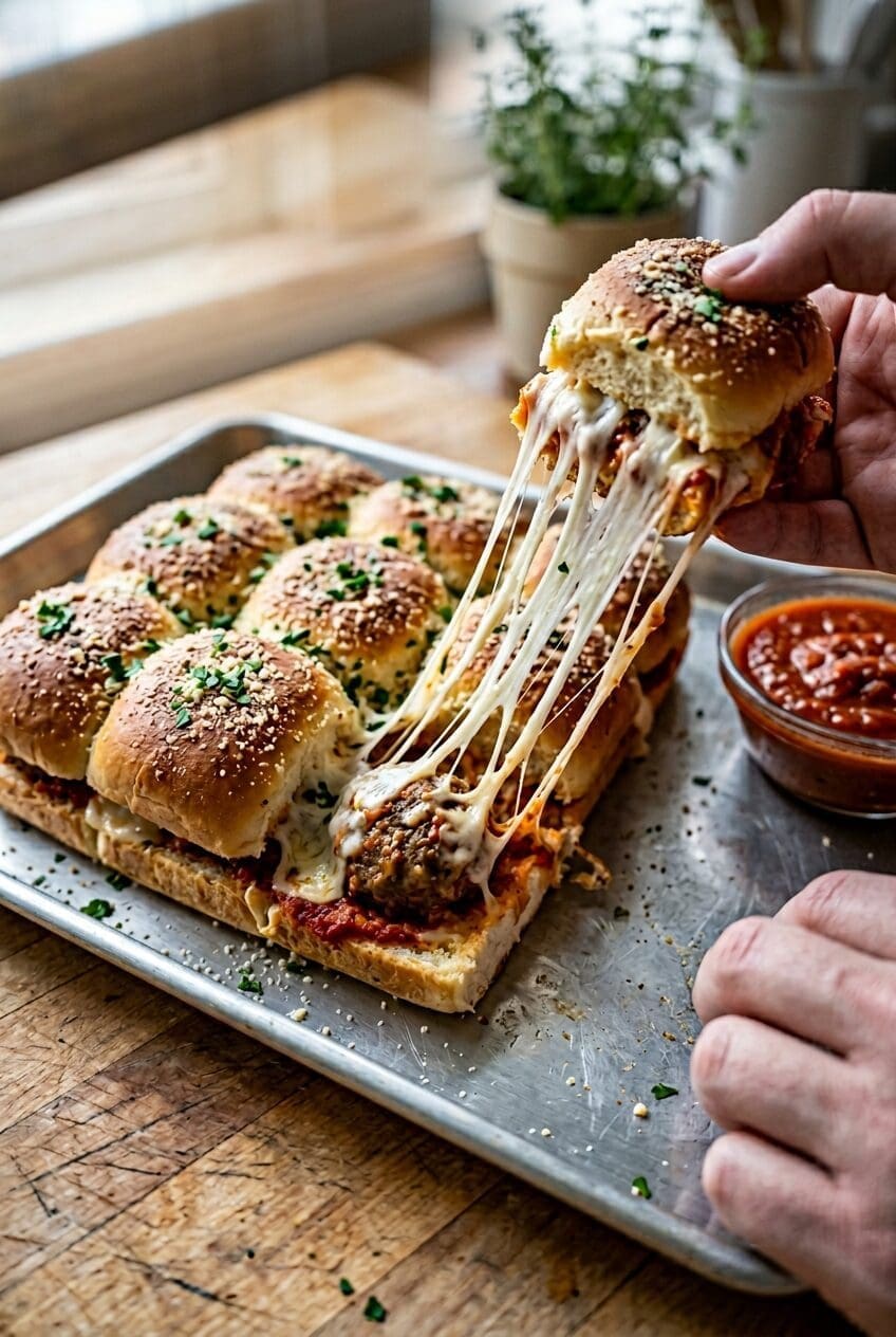 Pull Apart Meatball Sliders Perfect For Parties 6 Pull Apart Meatball Sliders