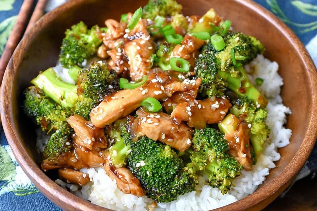 Sesame Chicken With Broccoli