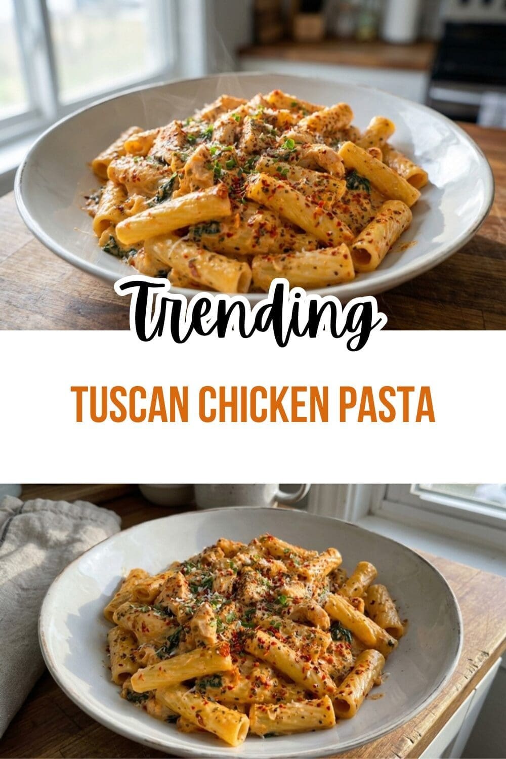 Tuscan Chicken Pasta