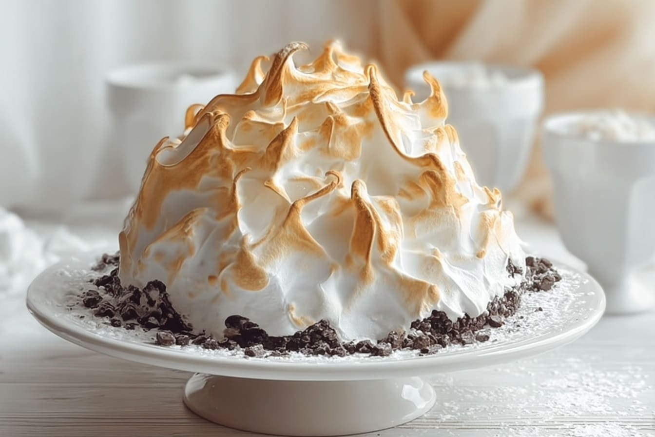 Brownie Baked Alaska Recipe 6 Baked Alaska