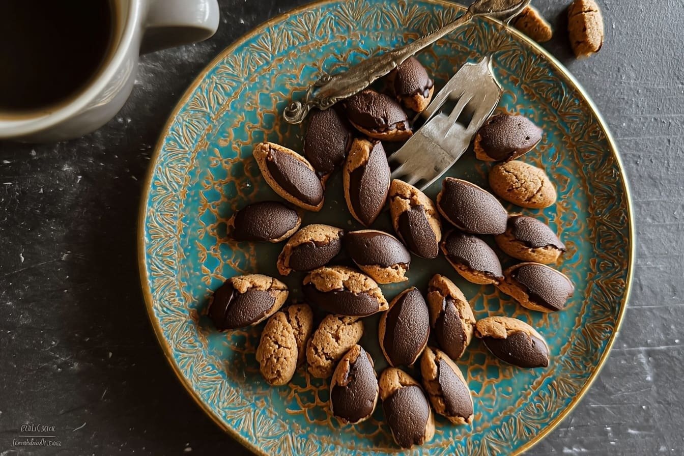 Biscotti Chicco Di Caffè Recipe: Crunchy Italian Coffee Bean Cookies 6 Biscotti Al Caffè A Forma Di Chicco Di Caffè