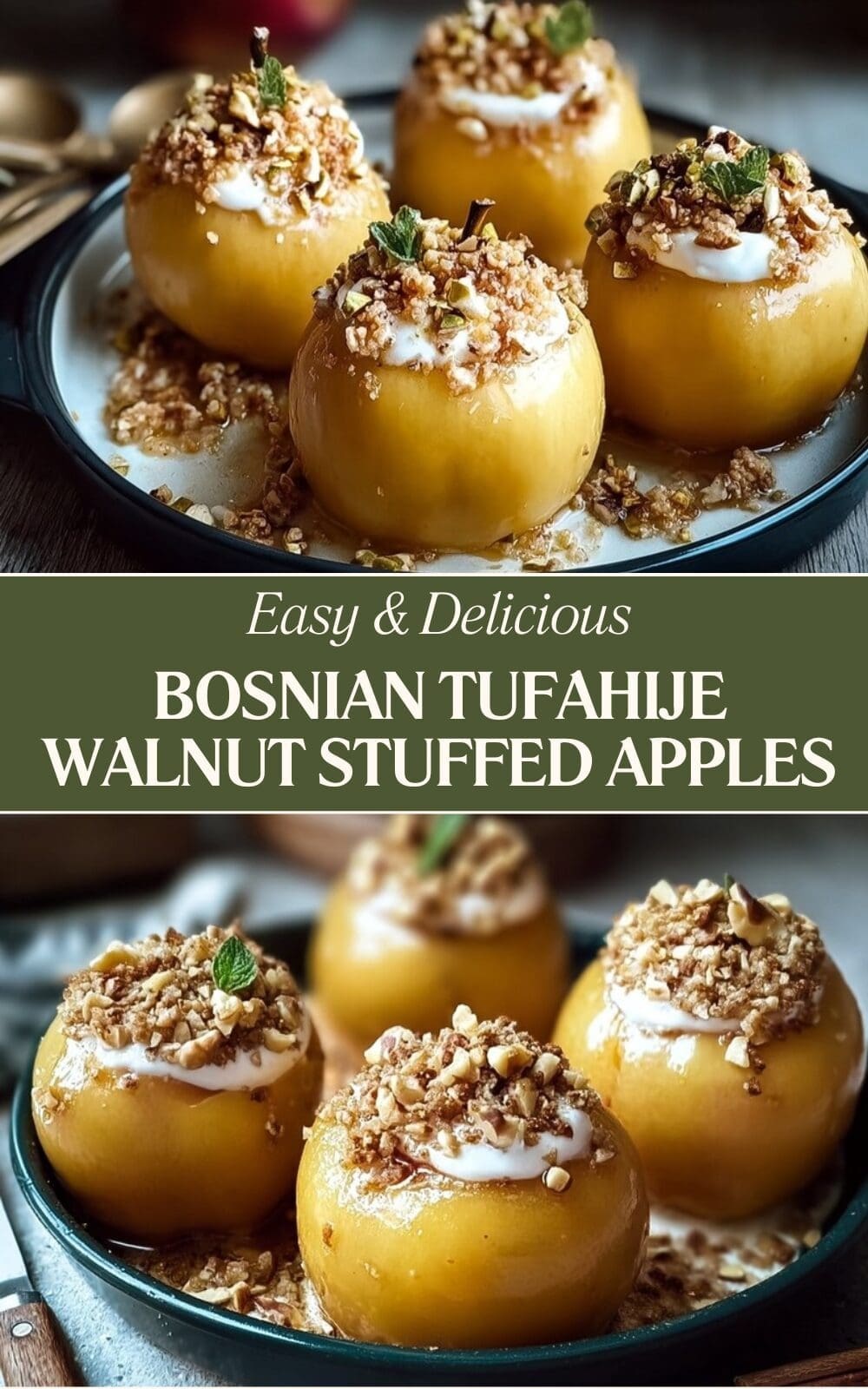 Tufahije Stuffed Apples Recipe 7 Bosnian Tufahije Walnut Stuffed Apples