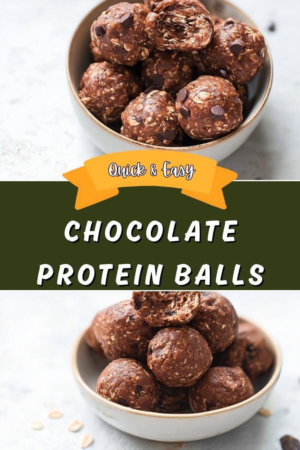 Chocolate Peanut Butter Protein Balls No Bake Recipe 7 Chocolate Protein Balls