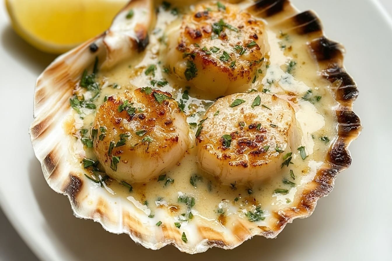 Coquilles Saint-Jacques Recipe: Classic French Baked Scallops 6 Coquilles Saint Jacques