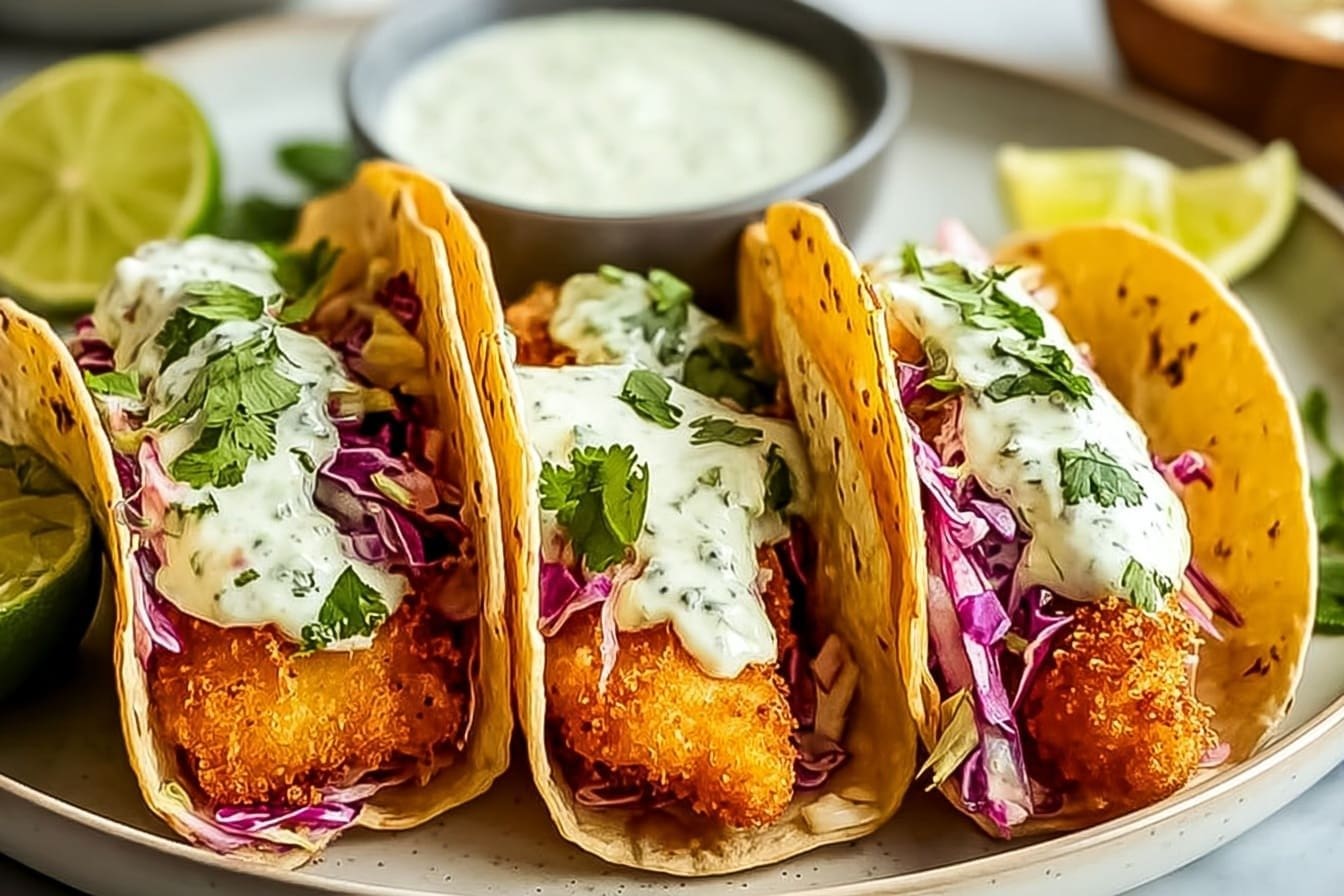 Beer Battered Fish Tacos Baja Style 6 Crispy Baja Style Beer Battered Fish Tacos