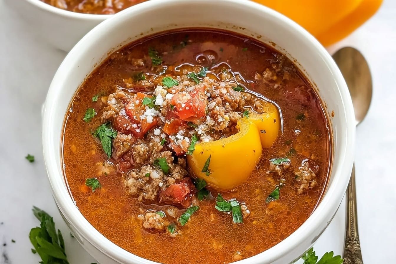 Crockpot Stuffed Pepper Soup Recipe 6 Crockpot Stuffed Pepper Soup