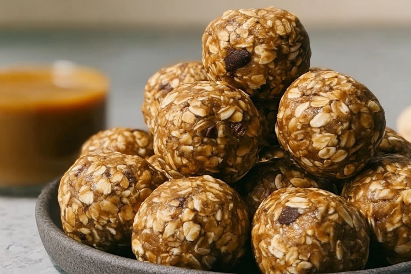 No Bake Energy Bites Quick Healthy Snack Recipe 6 Energy Balls Recipe