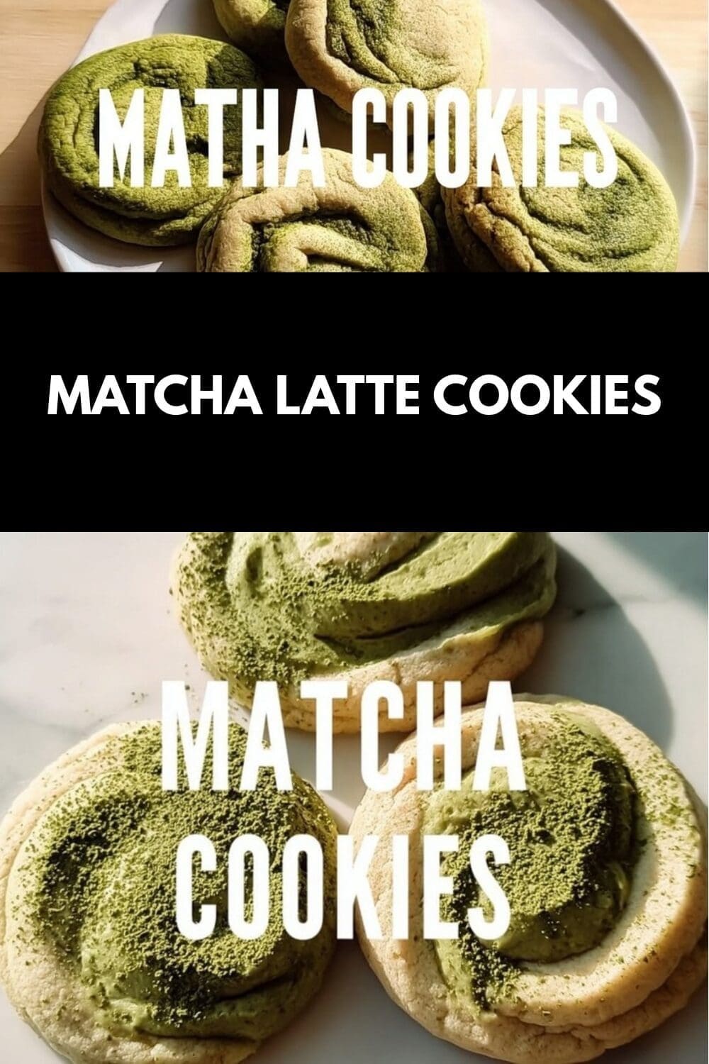 Matcha Latte Cookies