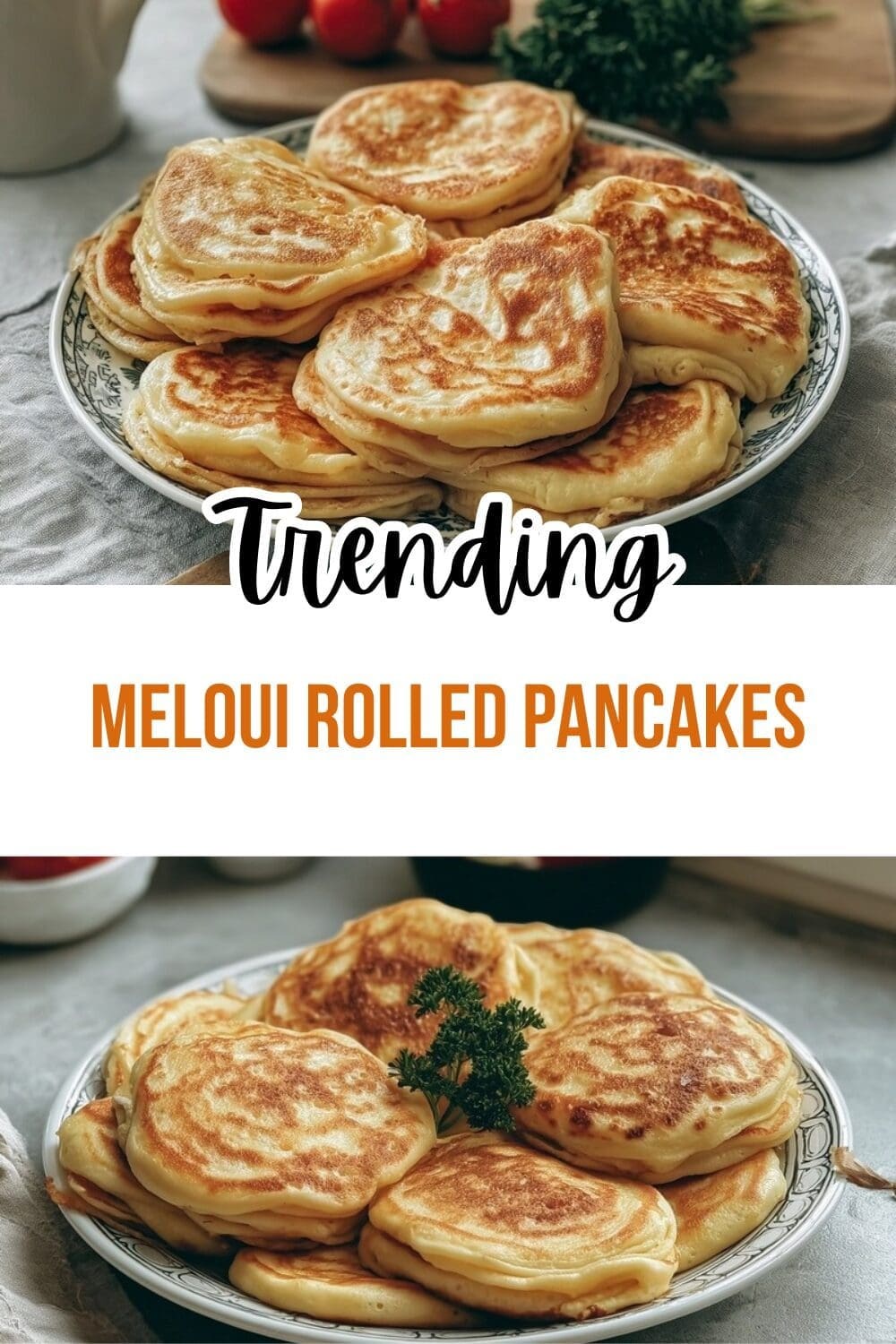 Moroccan Meloui Recipe: Flaky Round Laminated Pancakes 7 Meloui Rolled Pancakes