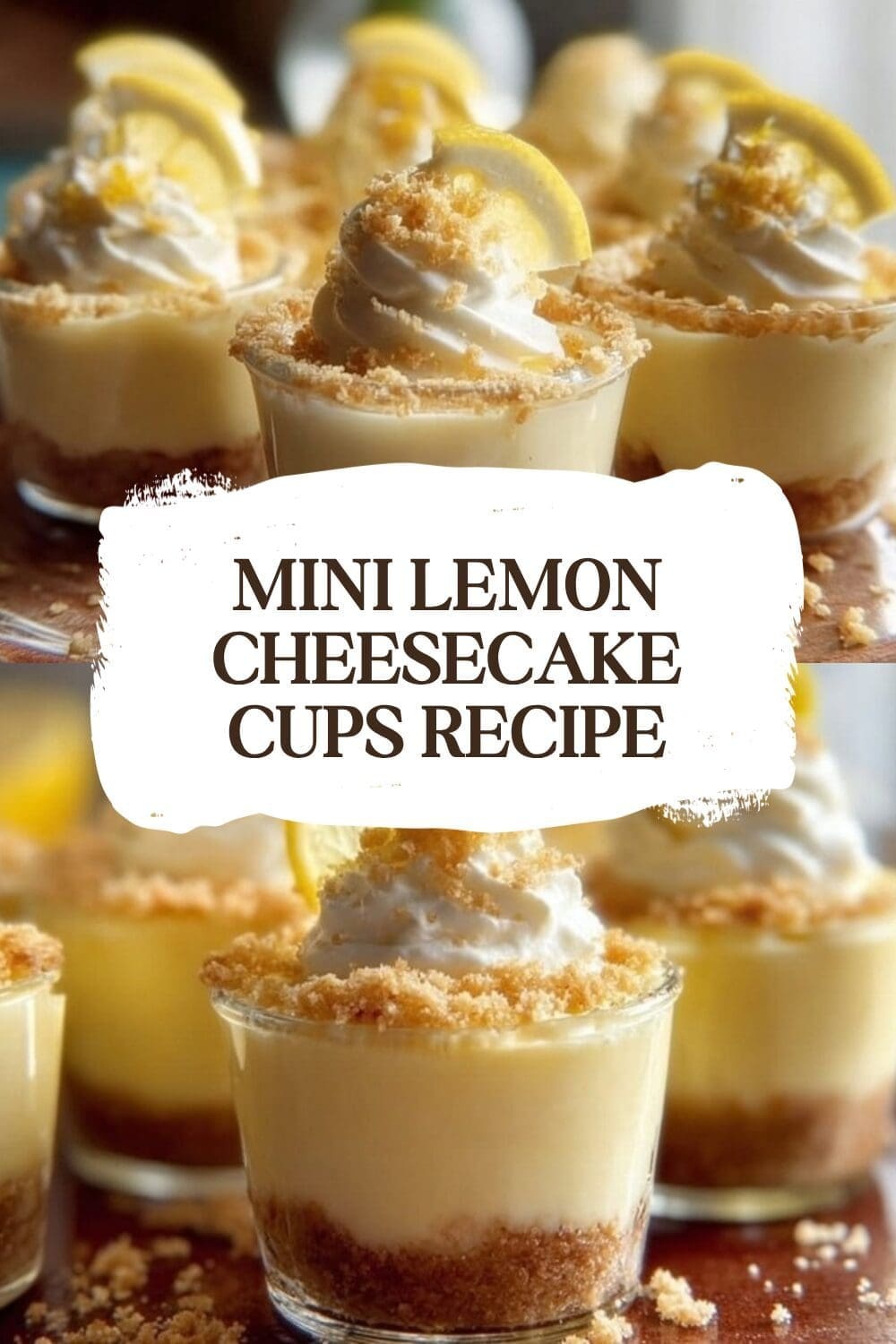 Mini Lemon Cheesecakes Easy No Bake Recipe 7 Mini Lemon Cheesecake Cups Recipe