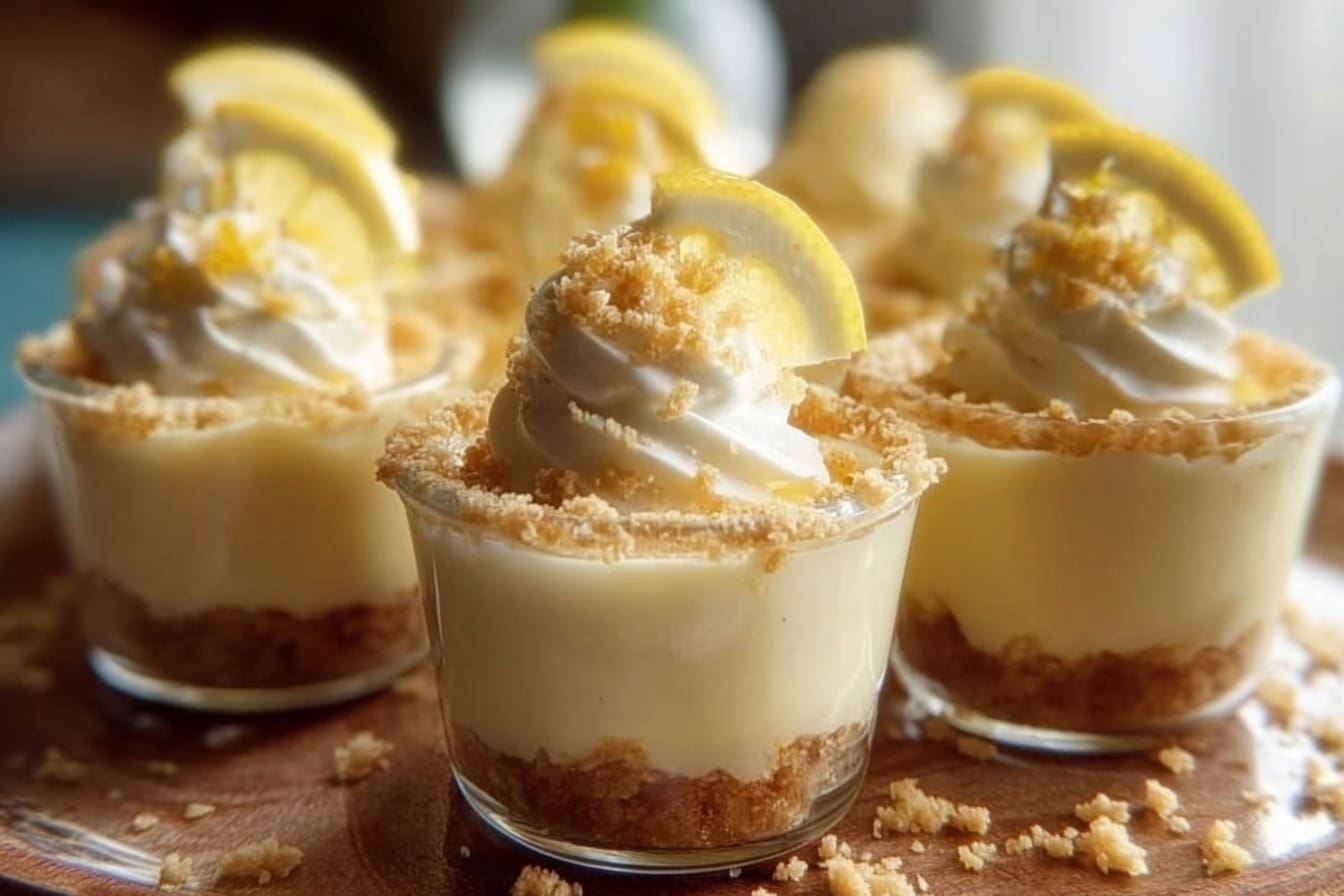 Mini Lemon Cheesecakes Easy No Bake Recipe 6 Mini Lemon Cheesecake Cups Recipe