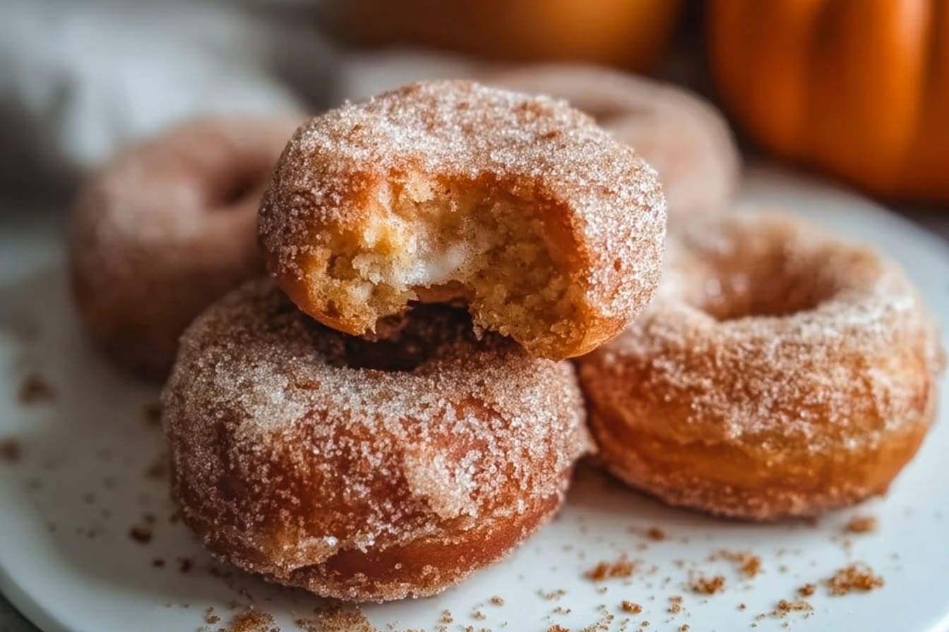 Pumpkin Spice Biscuit Donuts Easy Homemade Recipe 6 Pumpkin Spice Biscuit Donuts