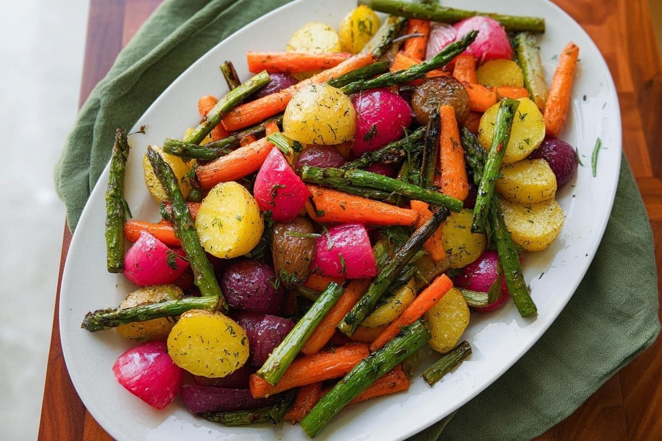 Spring Roasted Vegetables Recipe 6 Roasted Spring Vegetables