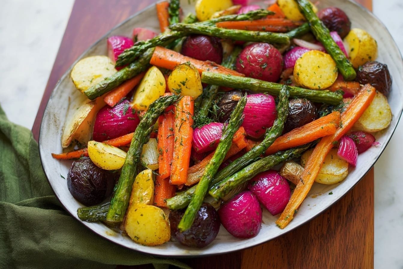 Roasted Spring Vegetables