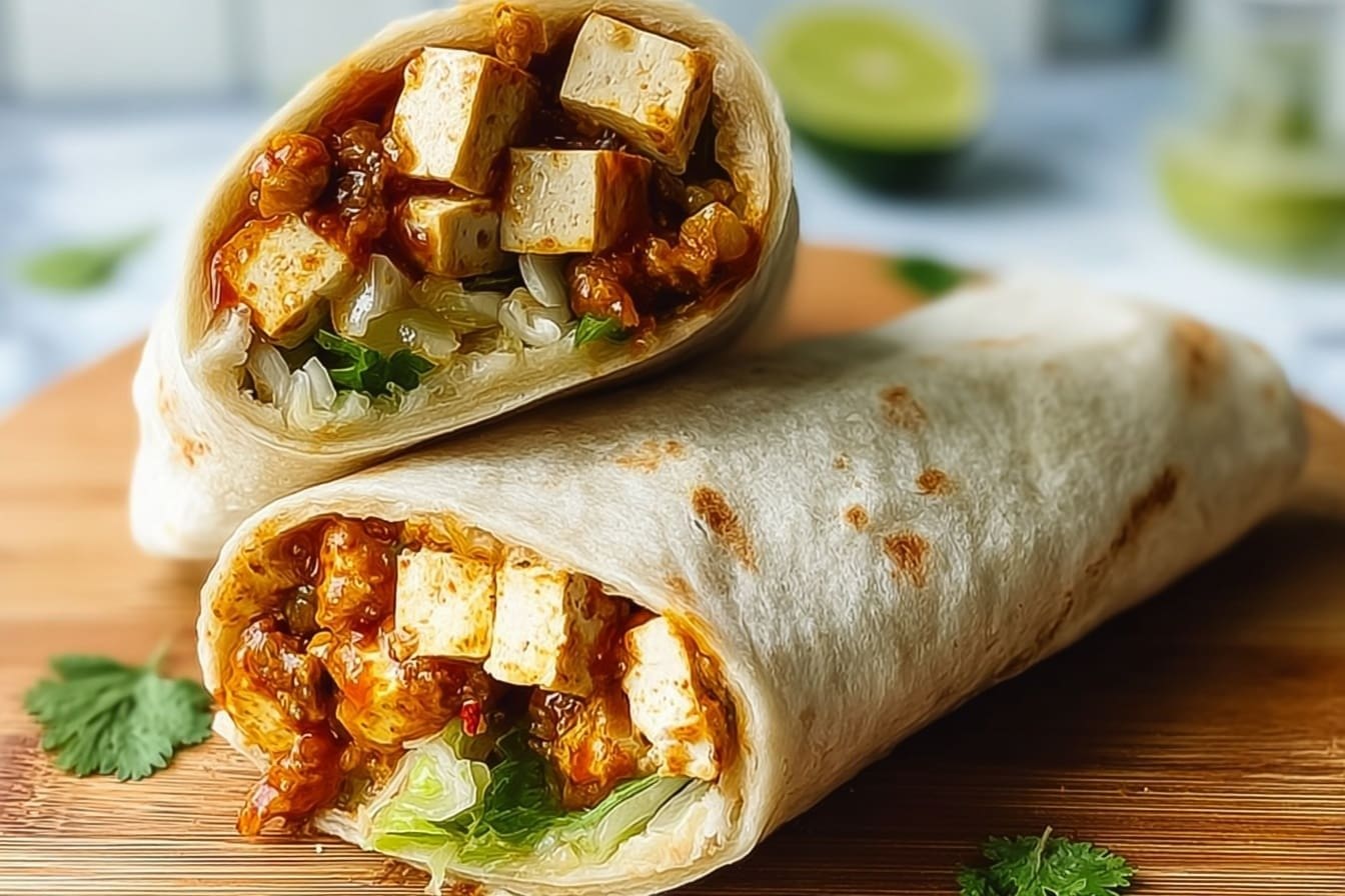 Southwest Tofu Burrito Recipe 6 Tofu Burritos