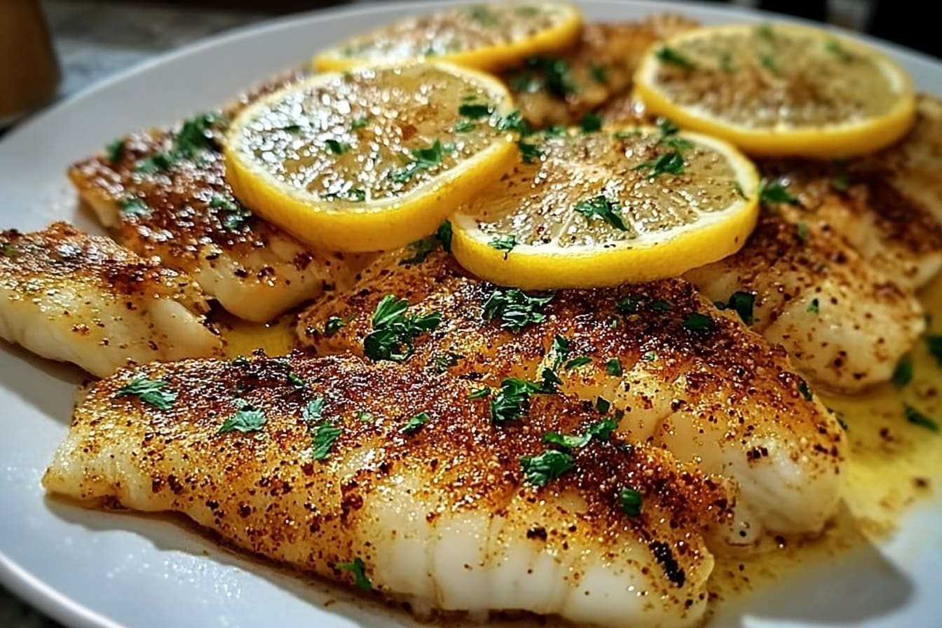 Zesty Lemon Butter Fish Fillet